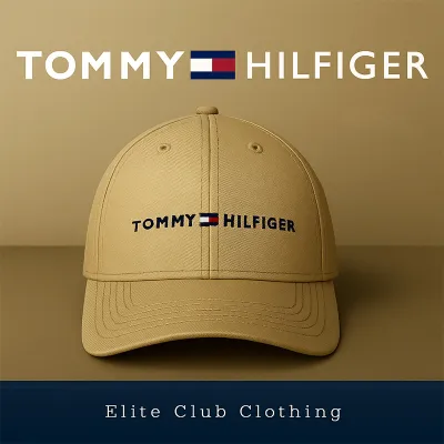 Men's T o m m y H i l f i g e r Cap (S-5)-Beige	